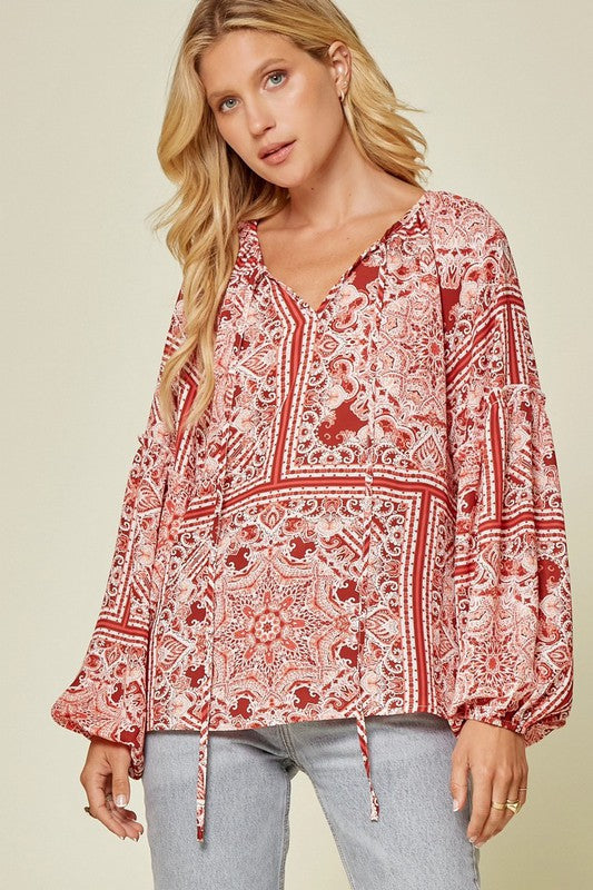 Medallion Blouse