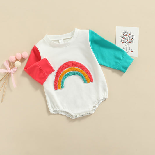 Tatum's Rainbow Romper