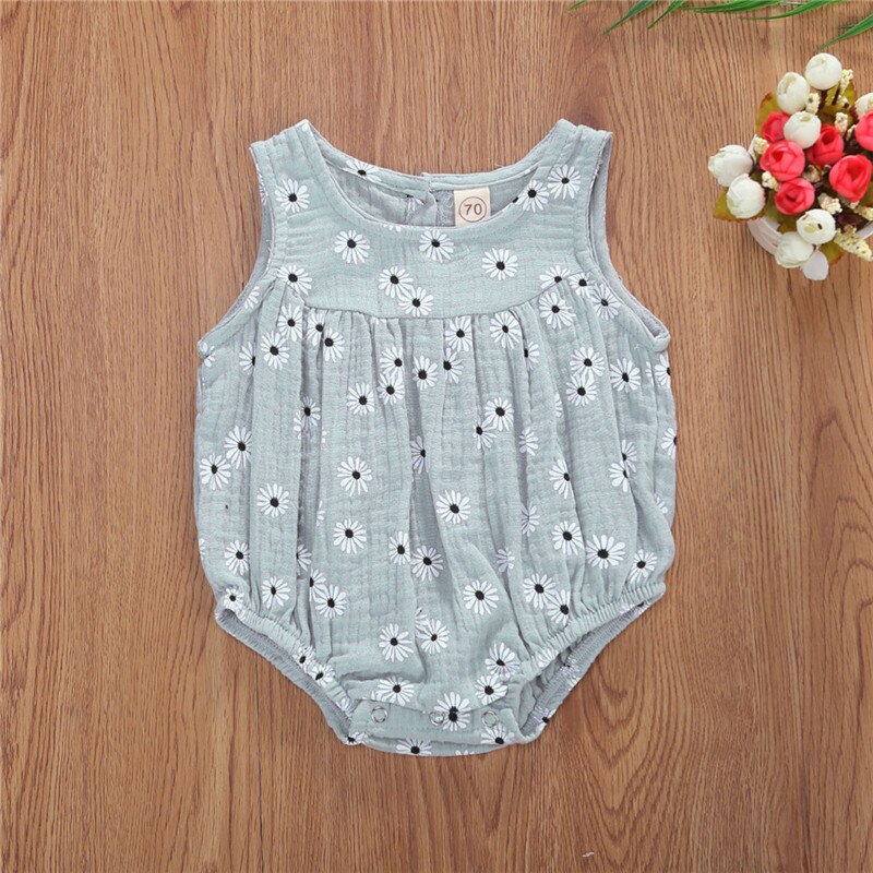 Lazy Daisy Sleeveless Romper