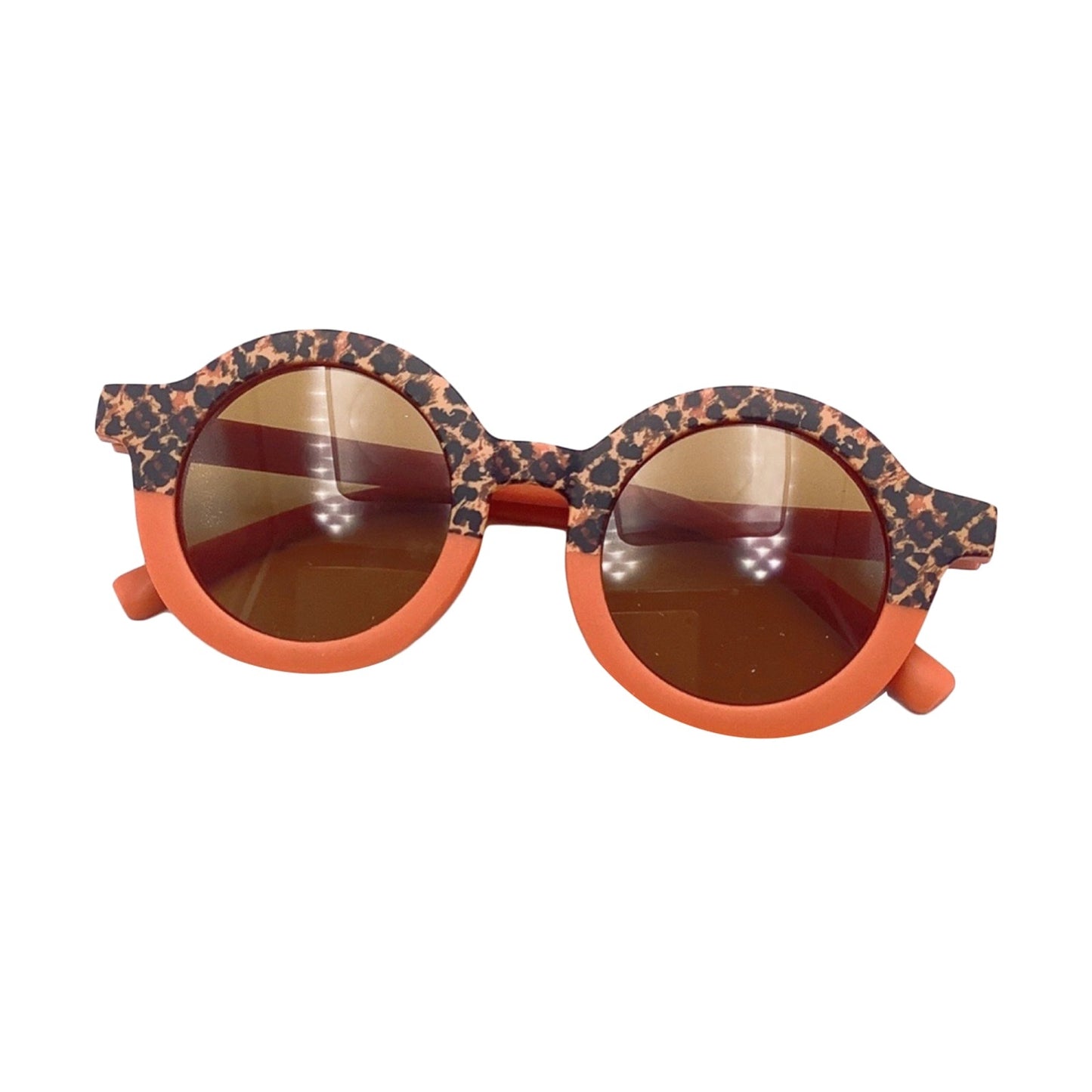 Leopard Retro Glasses for Kids