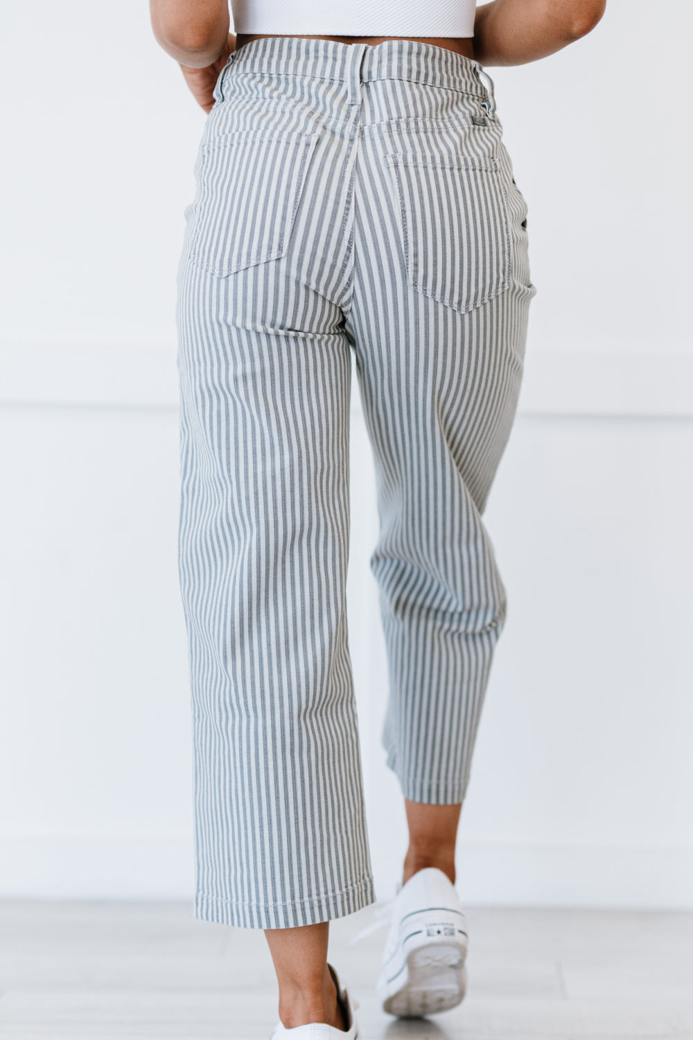 Emerson Pinstripe Kancan Jeans